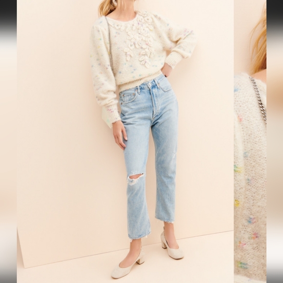 LoveShackFancy Claudette Pullover MONRI Sweater - Picture 9 of 10